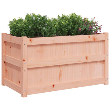 Large Wooden Garden Planter – 90×50×50 cm Solid Douglas Timber