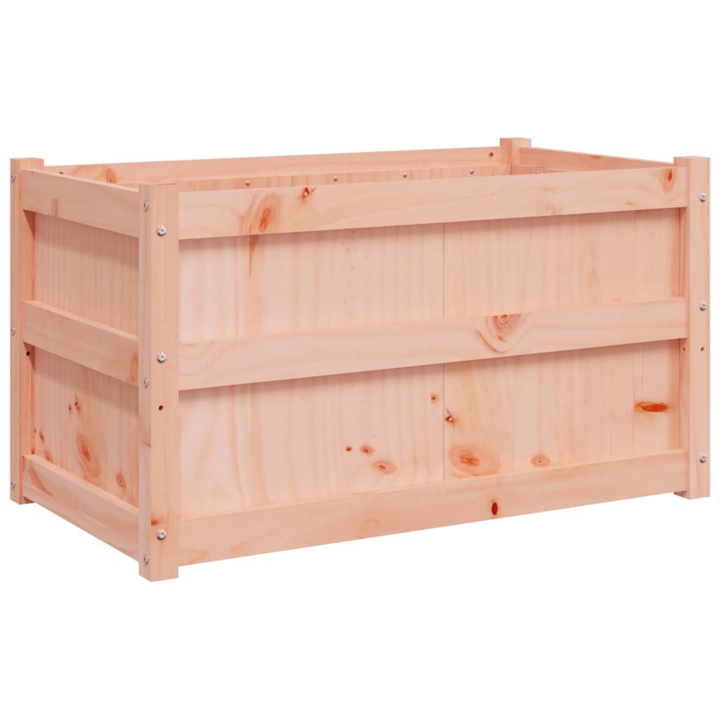 Large Wooden Garden Planter – 90×50×50 cm Solid Douglas Timber